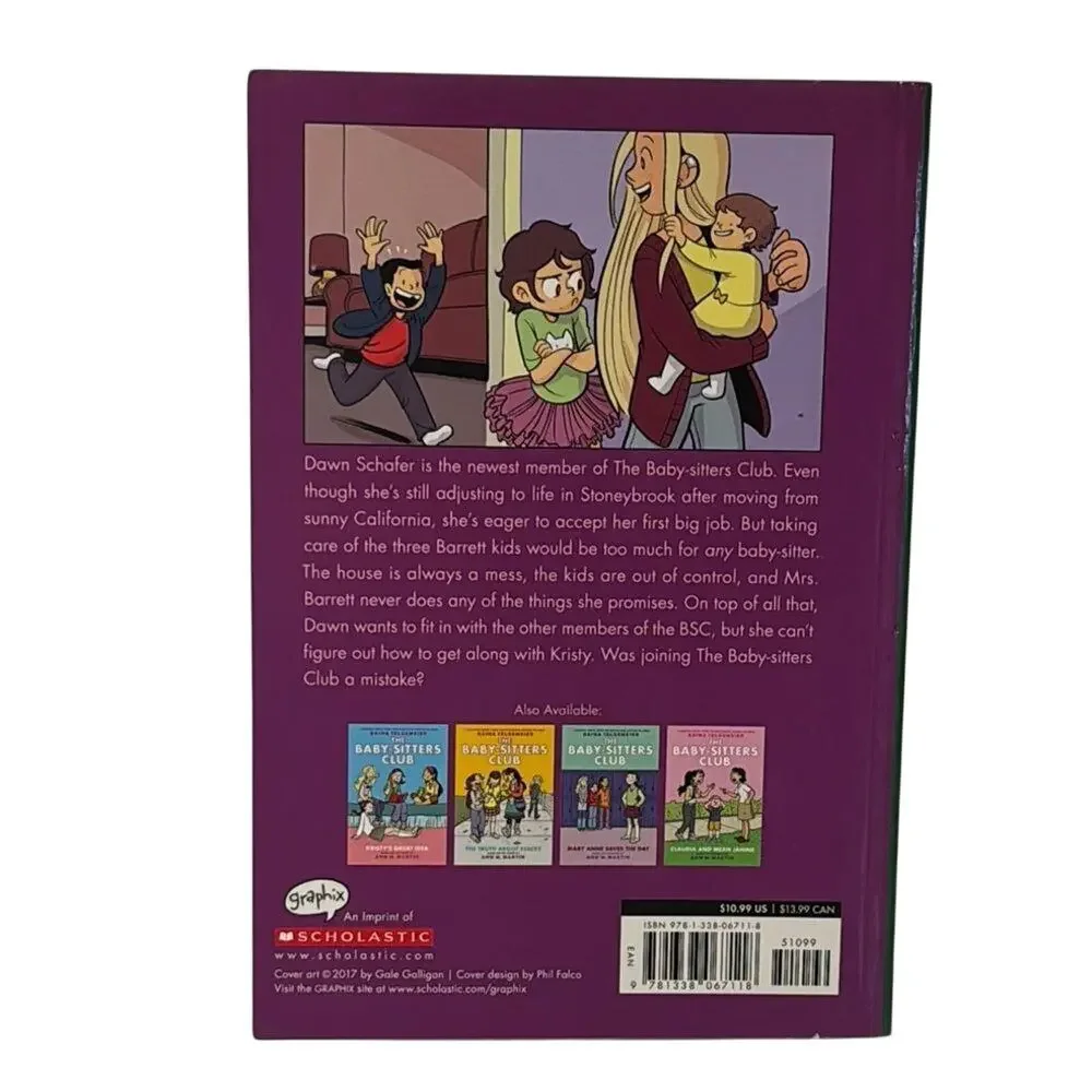 The Baby-Sitters Club Dawn and the Impossible Three Graphic Novel Paperback